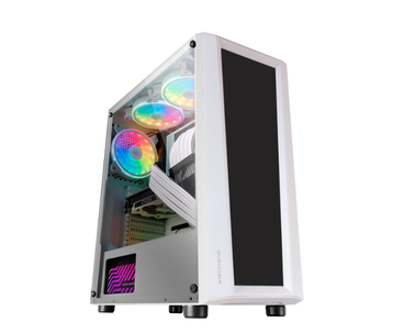 CAJA SEMITORRE MCART BLANCO ATX MARS GAMING