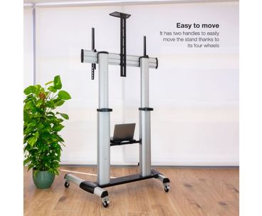 SOPORTE SUELO 60''-100'' PLATA TOOQ