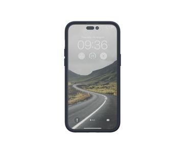 FUNDA MAGSAFE IPHONE 12/13/14 PRO MAX PIEL DE SALMON NEGRO NJORD