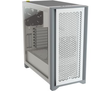 CAJA SEMITORRE ATX 4000D AIRFLOW TG WHITE CORSAIR
