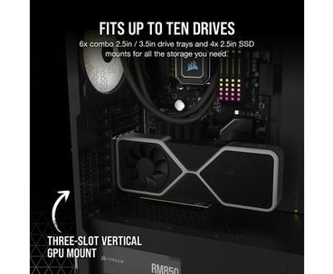 CAJA TORRE ATX 7000D AIRFLOW TG BLACK CORSAIR