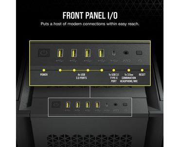 CAJA TORRE ATX 7000D AIRFLOW TG BLACK CORSAIR