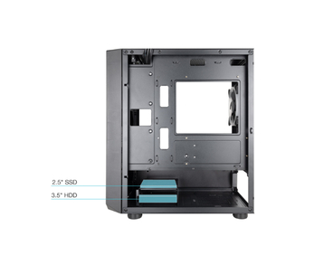 CAJA MINITORRE MICROATX SEIZURE NEGRO TOOQ