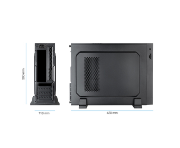 CAJA SOBREMESA SLIM MICROATX TQC-3008U3C NEGRO TOOQ