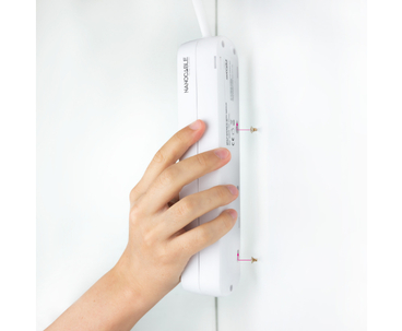 REGLETA PROTECTORA 4 TOMAS BLANCO NANOCABLE