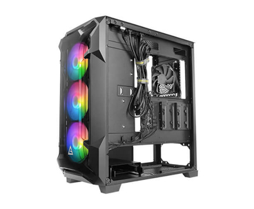 CAJA SEMITORRE ATX DF600 FLUX RGB NEGRO ANTEC
