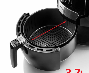 FREIDORA INTELIGENTE AIR FEAST 4.2L NEGRO HAEGER