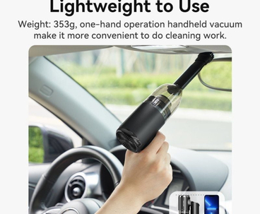 ASPIRADOR DE MANO CON BATERIA NEGRO VENTION