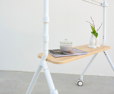 SOPORTE SUELO CON RUEDAS iLOVE 49''-80'' BLANCO/HAYA TOOQ