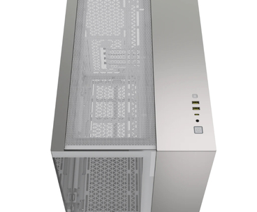 CAJA MICROATX 2500X TG WHITE/SATIN GRAY ALUMINUM CORSAIR