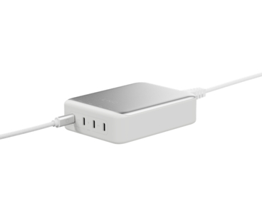 CARGADOR ESCRITORIO 4xUSB-C 240W GaN2 PLATA LINQ