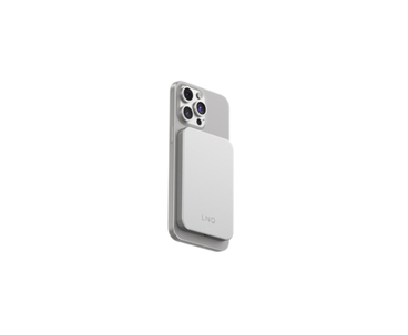 POWER BANK MAGNETICA WIRELESS 5000mAh PLATA LINQ