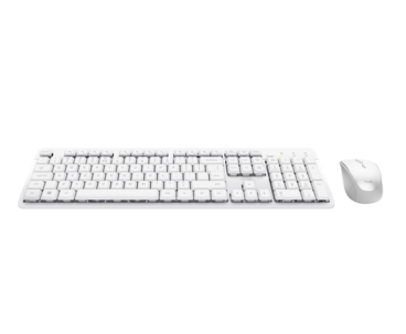 KIT TECLADO + RATON WIRELESS SILENCIOSO ODY II BLANCO TRUST