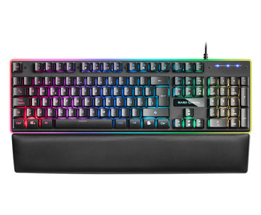 TECLADO MARS GAMING HIBRIDO MECANICO RED SWITCH RGB MK320ES