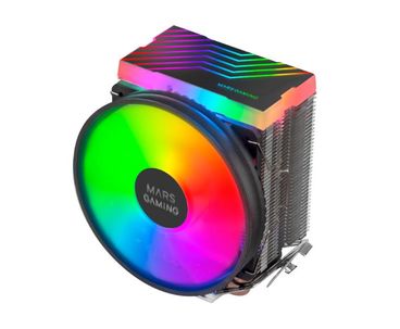 VENTILADOR UNIVERSAL MCPU33 DUAL FRGB NEGRO MARS GAMING